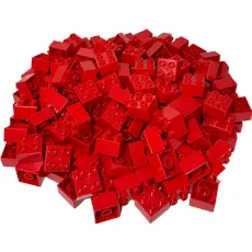 LEGO DUPLO 2x2 Steine Rot Bausteine Grundbausteine - 3437 NEU! Menge 100x (3437)