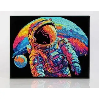 DIAMOND DOTZ - Diamond Painting Neon Astronaut