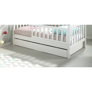 Vipack Bettschublade zum Juniorbett- 70 x 140 Stauraum Unterbettschublade-Weiß