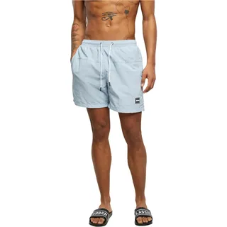 Urban Classics Men's Block Swim Shorts Badehose, summerblue, 3XL