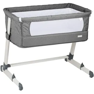 BabyGO Beistellbett »Together, grey« faltbar, grau,