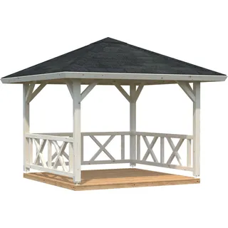 Palmako Holz-Pavillon Betty BxT: 368x368 cm transparent