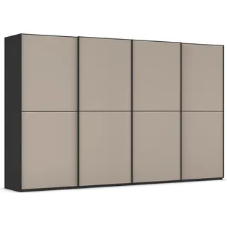 Rauch »Kleiderschrank Schrank Garderobe Schlafzimmerschrank SCALE-DUO« edle zweigeteilte Türen Glas-Front mit 3 Zierleisten MADE IN GERMANY