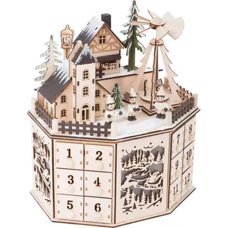 Small Foot Company Small Foot Adventskalender mit Pyramide 2021 10997 Natur