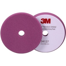 3M Perfect It Feines Schaum-Polierpad für Exzenter Poliermaschine, violett, 150 mm (6 in), 34127