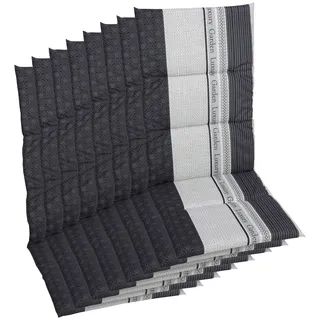 GO-DE Hochlehner Auflage 118 x 48 x 4 cm grau 8 St.