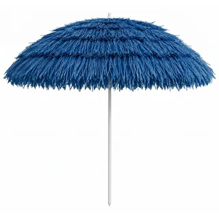 Linder Exclusiv Sonnenschirm, Strandschirm,UV-Schutz 30,Hawaii Blau - Transparent