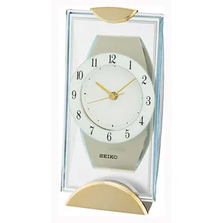 Seiko Tischuhr Gold Kunststoff QXG146G