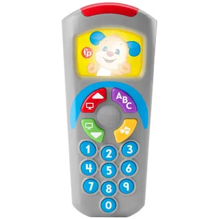 Fisher-Price Lernspaß Hündchen-Fernbedienung mit Musik und Lichtern, für Kinder ab 6 Monaten, deutsche Version, HXB88