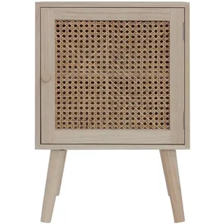 Mobili Rebecca Nachttisch, Braun, Holz, Quadratisch, 30x57x38 cm, Schlafzimmer, Nachttische