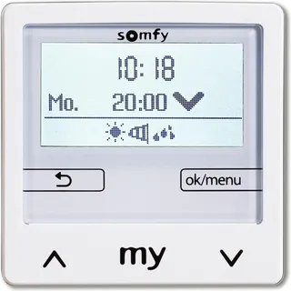 SOMFY Soliris Smoove Uno Steuerung Windsensor weiß