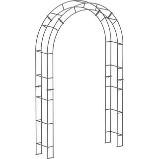 Eleo Rosenbogen Cremona Pulverbeschichtet Anthrazit 230 cm x 140 cm x 34 cm