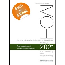 Bild HOAI 2021 - Textausgabe mit Interpolationstabellen - mit E-Book (Pdf)