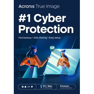 Acronis True Image 2026 Premium, 1 TB Cloud Storage