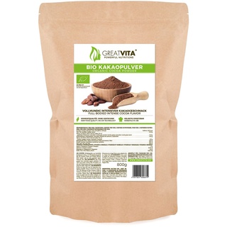 GreatVita Bio Kakaopulver Pulver 800 g