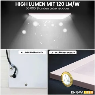 enovalite LED-Panel 36W 620x620mm