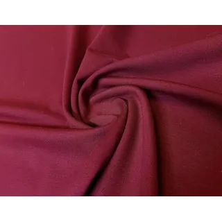 CRS Fur Fabrics 5056653808826 Punta Royal Ponte Di Roma Jersey-Stoff, Bordeaux, 1 m – 150 cm x 100 cm, 1Mtr-150cm x 100cm