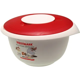 Westmark Rührschüssel mit Deckel, 2,5 l, rot