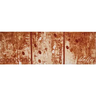 Grund Küchenläufer , Braun, Beige , Textil , Kaffee , rechteckig , 60x180 cm , Oeko-Tex® Standard 100, Made in Europe , für Fußbodenheizung geeignet, in verschiedenen Größen erhältlich, schmutzabweisend, waschbar, pflegeleicht, strapazierfähig, rutschfeste Unterfläche , Teppiche und Böden, Teppiche, Teppichläufer, Küchenteppiche