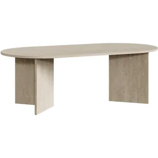 [en.casa] Kynd Beige Holz 119 x 60 x 40 cm