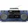 LIFE Retro-Boombox blau