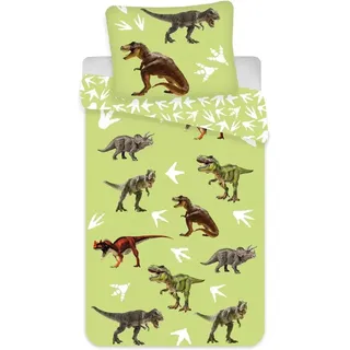 Brandmac Dino 100 X 140 Cm (1000690) Bettwäsche Für Wiege - Blue / Green - One Size