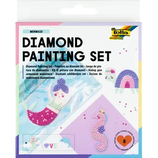 Folia Diamond Painting Set Mermaid mehrfarbig