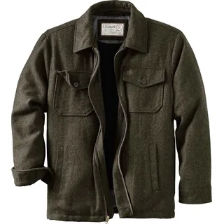 Legendary Whitetails Herren Standard Tough as Buck Outdoorsman Wollmantel Winter Oberbekleidung Jacke Berber und gesteppt gefütterte isolierte Arbeitskleidung Foggy Ridge Large