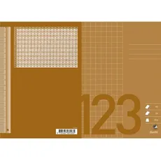 Bantex, Massstab, Linealheft bantex, a5, quadratisch 10 x 10 mm, braun, 25 Stück.