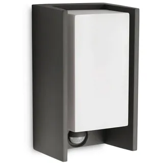 Philips Außenwandleuchte Aluminium, Kunststoff, Metall 21,2 cm inkl. Bewegungsmelder grau