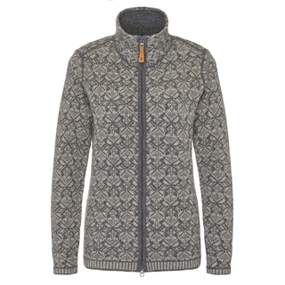 Fjällräven Snow Cardigan W Damen - Wolljacke - grau