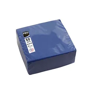 ProNappe Servietten marineblau 2-lagig 10,0 x 10,0 cm 50 St.