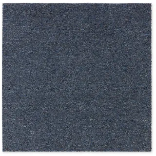Esposa Teppichfliese , Blau , Textil , Uni , quadratisch , 50x50 cm , pflegeleicht , Teppiche und Böden, Bodenbeläge, Teppichfliesen