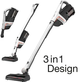 MIELE Akku-Handstaubsauger "Miele Triflex HX2", weiß (lotosweiß), B:129,7cm H:26cm T:28cm, Akkusauger, 60 Minuten Laufzeit, Lotosweiß, Akku-Handstaubsauger