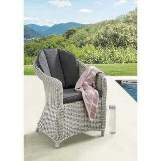 Destiny Gartensessel MALAGA Set 62 x 70 x 85 cm vintage weiß 2 St.