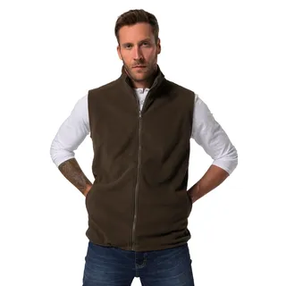 JP 1880 Herren große Größen Übergrößen Menswear L-8XL Fleeceweste, Outdoor, Stehkragen, bis 8 XL