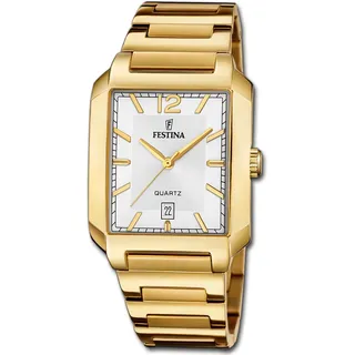 Festina Herrenuhr Edelstahl gold {Festina Trend} Armbanduhr UF20678/2