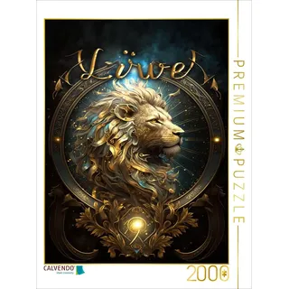 CALVENDO Puzzle Löwe 23. Juli - 23. August | 2000 Teile Lege-Größe 90x67cm Foto-Puzzle für glückliche Stunden