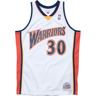 Basketball-T-Shirt Mitchell & Ness Golden State Warriors 2009-10 No30 Stephen Curry Weiß - M - Weiß