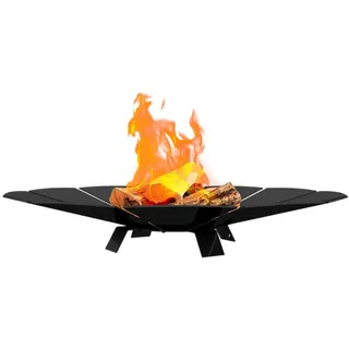 KRATKI Gartenfeuerschale FIRE Stahl Feuerstelle Gartenkamin