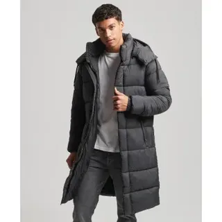 Superdry für Herren. M5011759A Ripstop Steppmantel schwarz (S), Lässig, Polyester, Nachhaltig