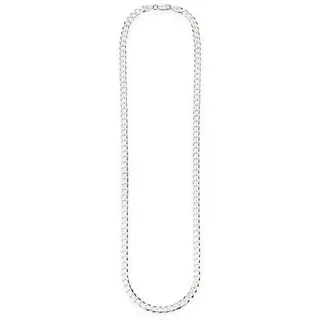 Bruno Banani Kette ohne Anhänger BRUNO BANANI "Schmuck Geschenk Silber 925 Halsschmuck Halskette Panzerkette" Gr. 55, silber (silberfarben), Halsketten, Herren, 55, Silber 925 (Sterlingsilber), B: 5mm, B:5mm