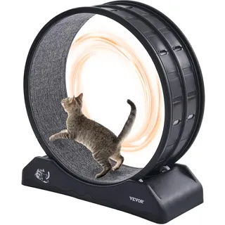 Vevor Katzenlaufrad 80x34x85 cm Schwarz