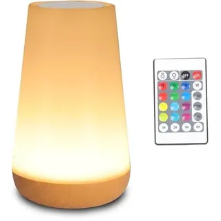 LED-Nachttischlampe mit Fernbedienung und Ladefunktion