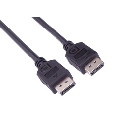 PremiumCord DisplayPort Verbindungskabel M/M 0,5 m, DisplayPort auf DisplayPort Kabel, 10,8Gbps, Video bis zu 4K@30Hz, 2560x1600, 2K@60Hz, FULL HD 1080p, HDCP 2.2, schwarz, kport1-005