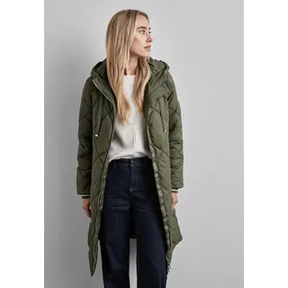 STREET ONE Damen A201972 Gefütterte Steppjacke, Winter Moss Green, 44