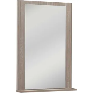 Gami Spiegel, Holz, Beige, 10 x 60 x 86 cm