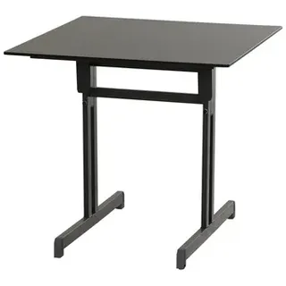 Alco Gartentisch 80 x 80 x 71 cm Anthrazit