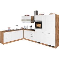 Bild von Küche »KS-Luhe«, Stellbreite 240x330 cm, wahlweise mit oder ohne E-Geräten, MDF-Fronten, weiß