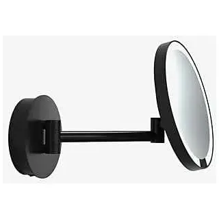 Decor Walther Just Look Plus Wandkosmetikspiegel LED mit Direktanschluss, Chrom glänzend - Vergrößerung 5-Fach
